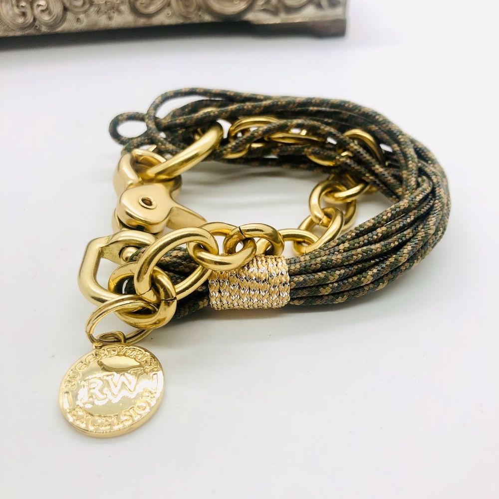 Modern vintage signed RUGGED WRIST Bracelet
